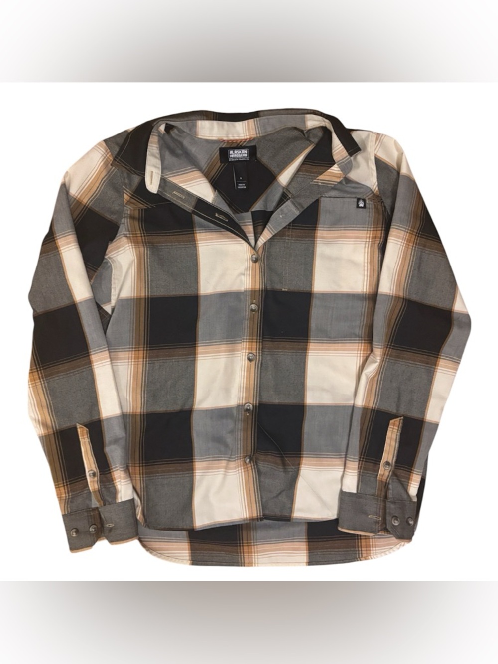 Alaskan Hardgear Duluth Trading plaid button down shirt